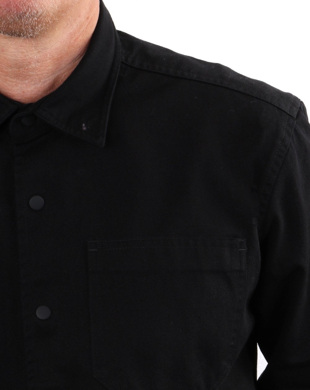 Barbour International Patch Overshirt Black