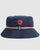 Pretty Green Likeminded Reversible Bucket Hat Navy