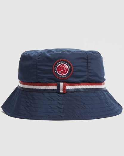 Pretty Green Likeminded Reversible Bucket Hat Navy
