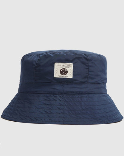 Pretty Green Likeminded Reversible Bucket Hat Navy