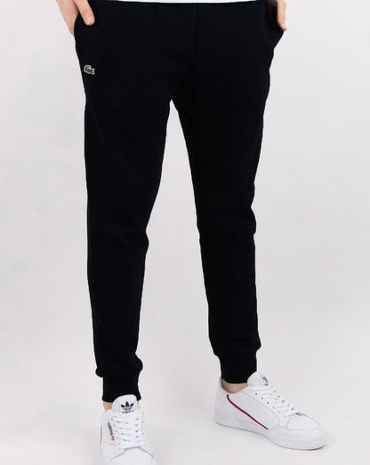 Lacoste Cuffed Slim Track Pants Black
