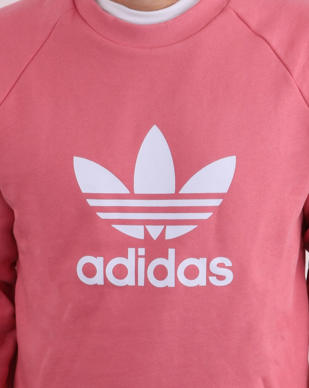 Adidas Originals Trefoil Crew Sweat Pink