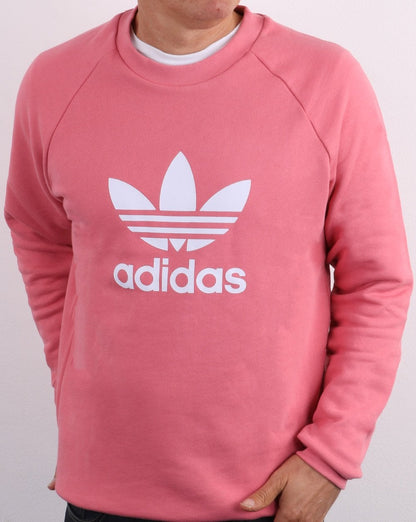 Adidas Originals Trefoil Crew Sweat Pink