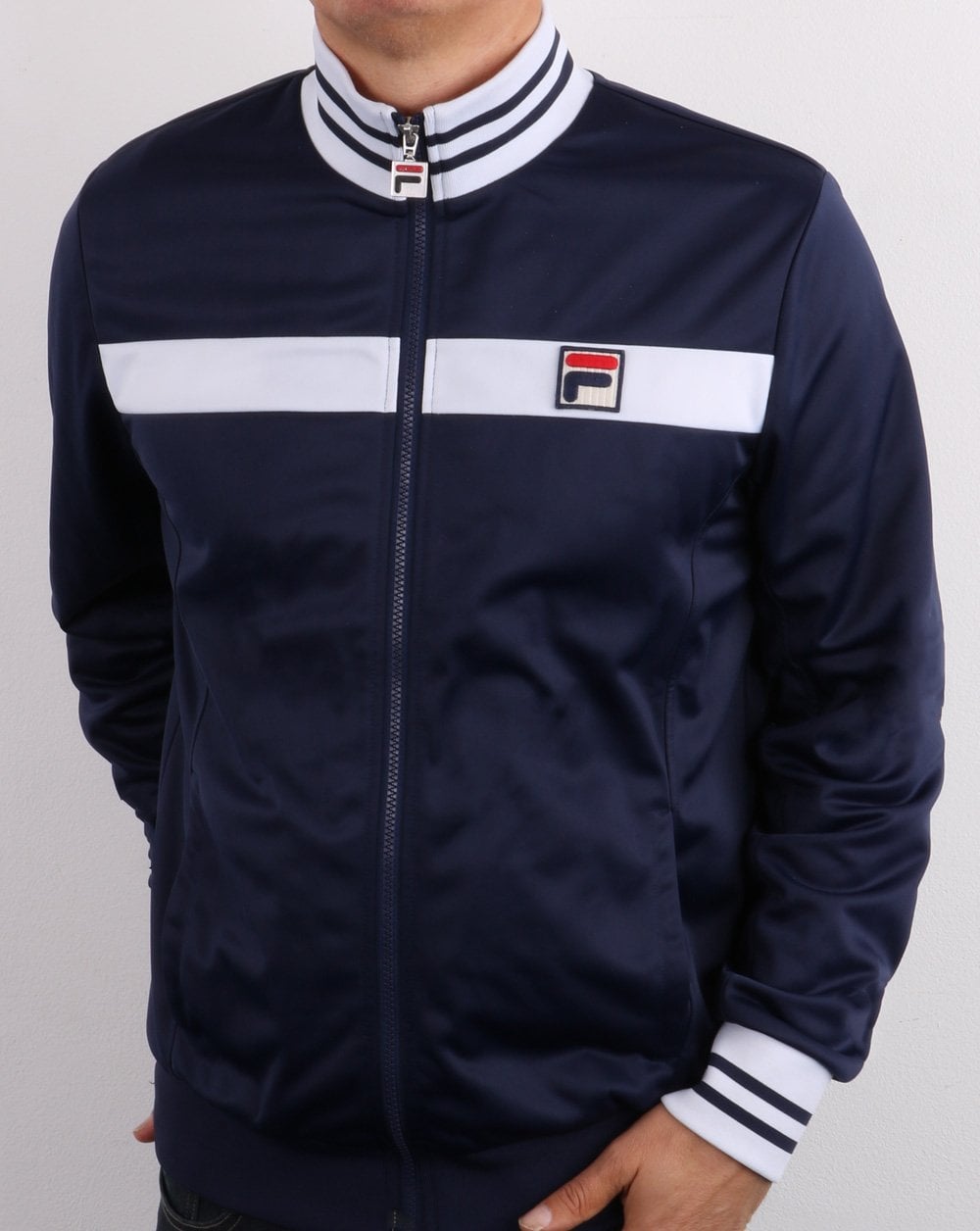 Fila Vintage Clint Track Top Navy