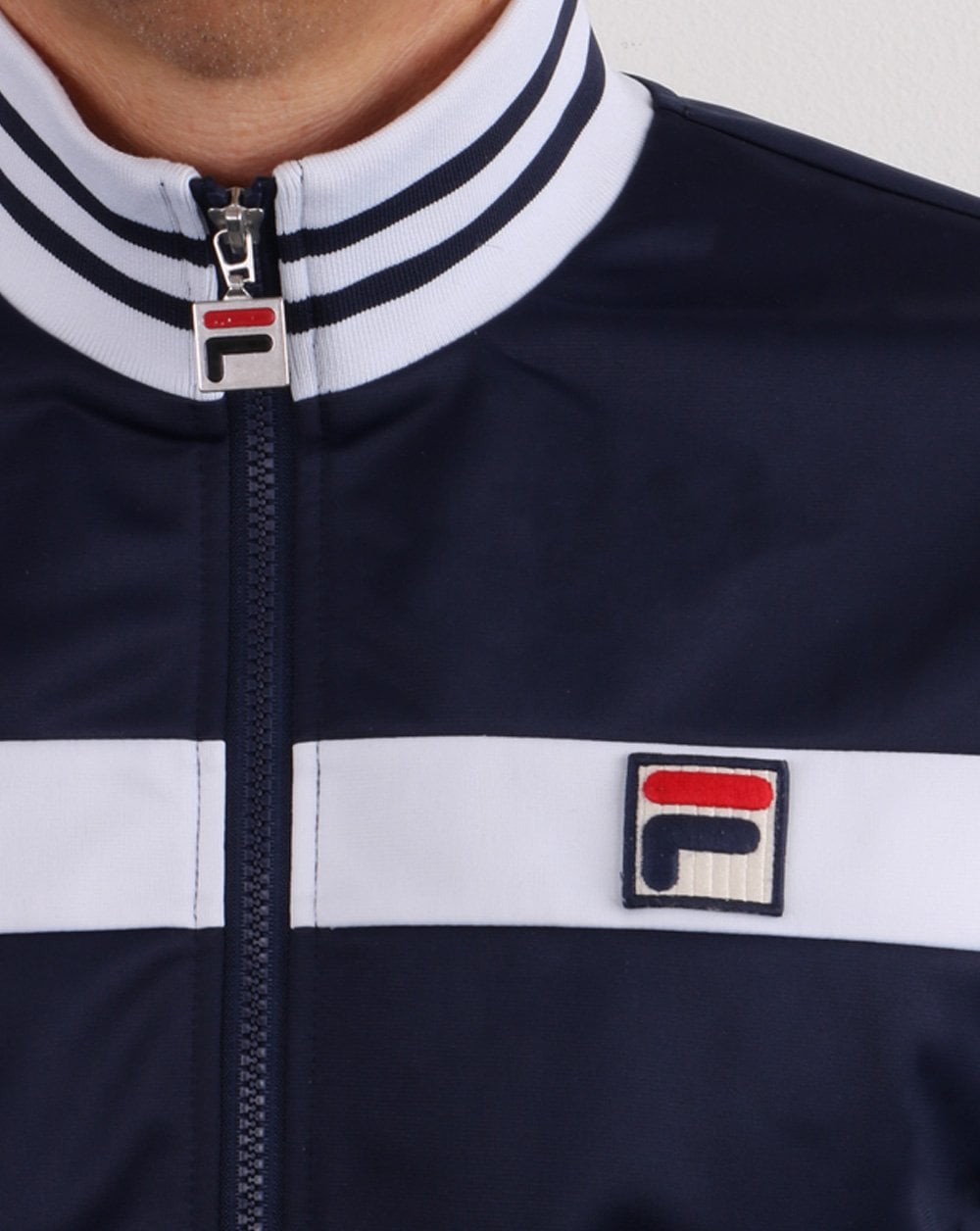 Fila Vintage Clint Track Top Navy