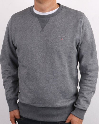Gant The Original Crew Sweat Dark Grey Melange