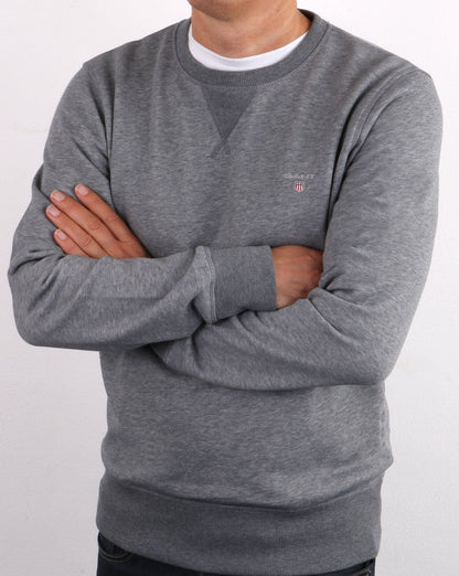 Gant The Original Crew Sweat Dark Grey Melange