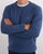 Gant Superfine Lambswool Crew Neck Stone Blue