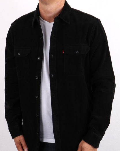 Levis Jackson Worker Corduroy Jacket Jet Black