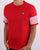 Fila Vintage 5 Stripe T Shirt Red/white