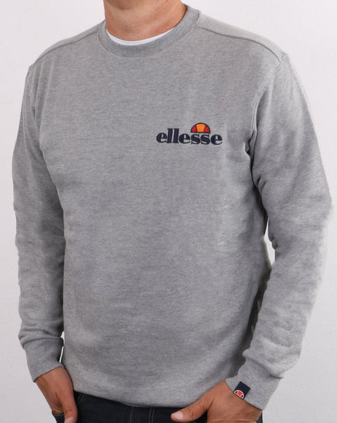 Ellesse Emb Logo Sweatshirt Grey Marl