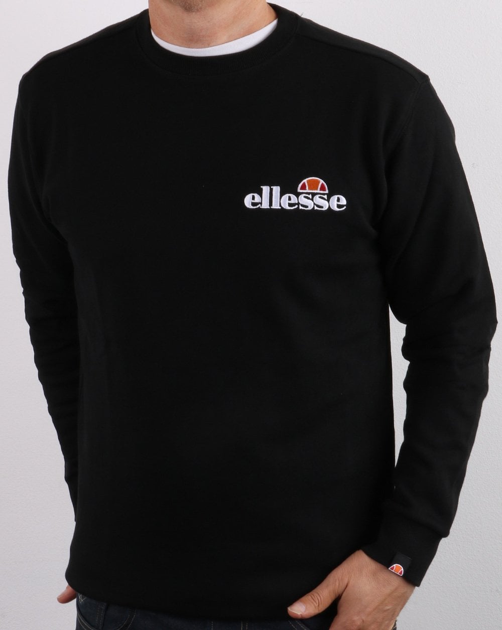 Ellesse Emb Logo Sweatshirt Black