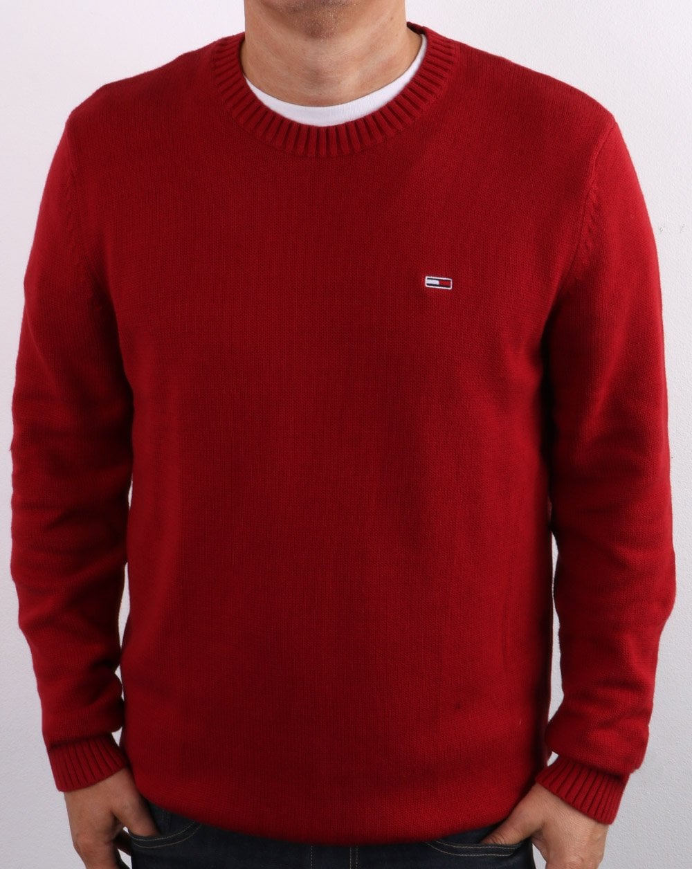 Tommy Jeans Crew Neck Sweatshirt Wine