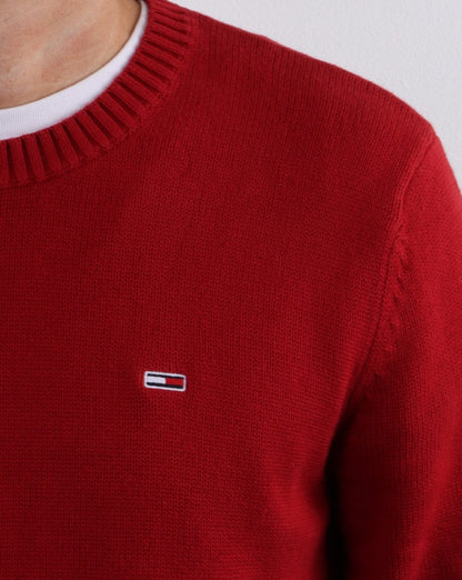 Tommy Jeans Crew Neck Sweatshirt Wine