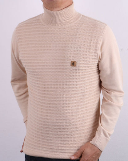 Gabicci Vintage Coaster Roll Neck Oatmeal
