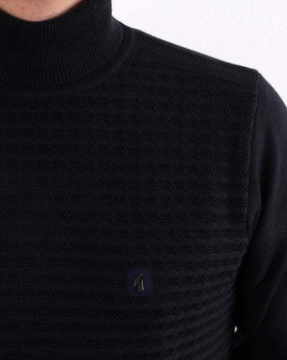 Gabicci Vintage Coaster Roll Neck Navy