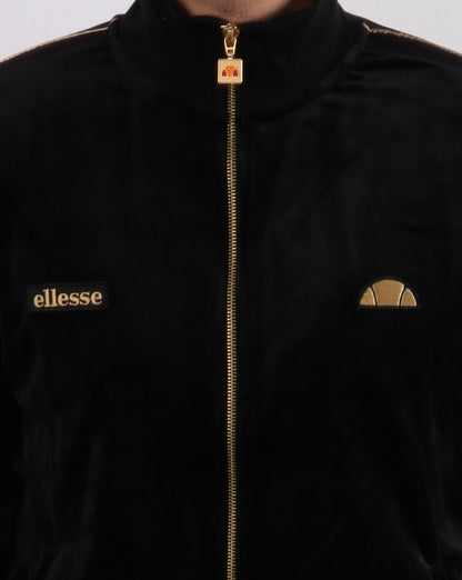 Ellesse Velour Track Top Black