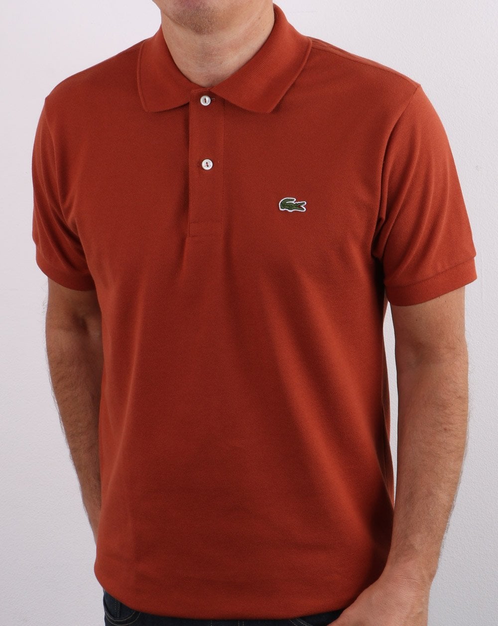 Lacoste Classic Polo Shirt Rust