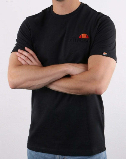 Ellesse Voodoo T Shirt Black Tonal Logo