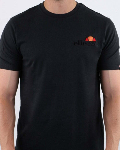 Ellesse Voodoo T Shirt Black Tonal Logo