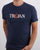 Trojan Tipped Signature T-shirt Navy