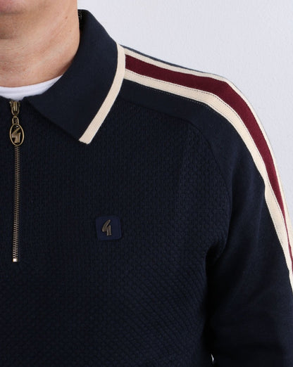 Gabicci Vintage Atlas Polo Shirt Navy