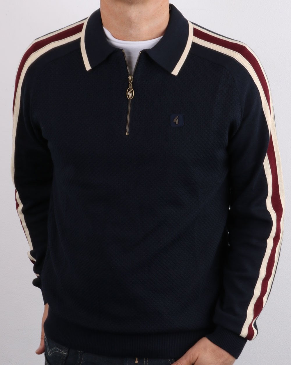 Gabicci Vintage Atlas Polo Shirt Navy