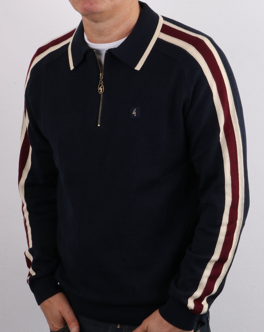 Gabicci Vintage Atlas Polo Shirt Navy