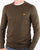 Lyle And Scott Cotton Merino Crew Jumper Trek Green