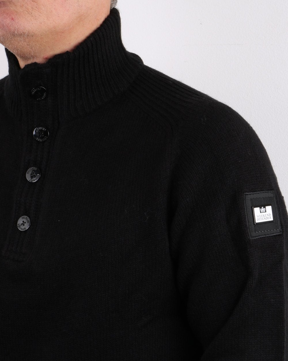 Weekend Offender Castillos Knitwear Black