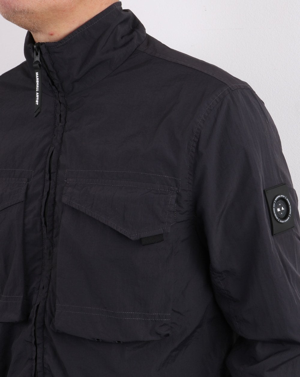 Marshall Artist Overshirt Jacket in Graphite