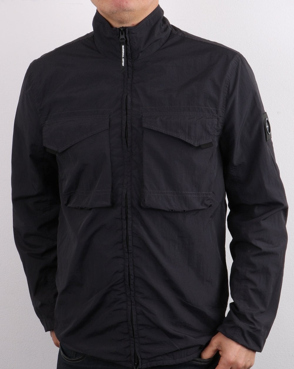 Marshall Artist Overshirt Jacket in Graphite