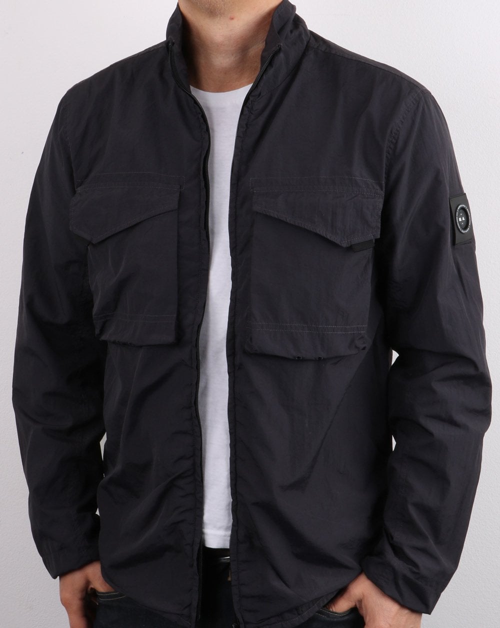 Marshall Artist Overshirt Jacket in Graphite