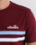 Ellesse Aprisio T Shirt Burgundy/Sky/White