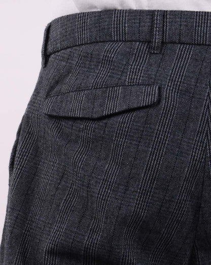 Benetton Check Trousers Flash