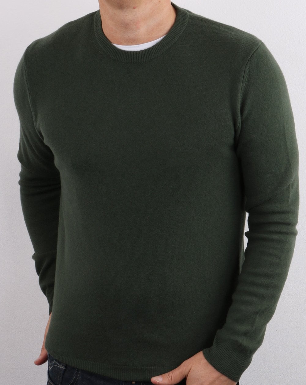 Benetton Wool Jumper Military Green