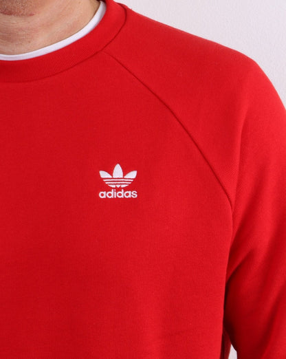 Adidas Originals Essential Crew Sweat red