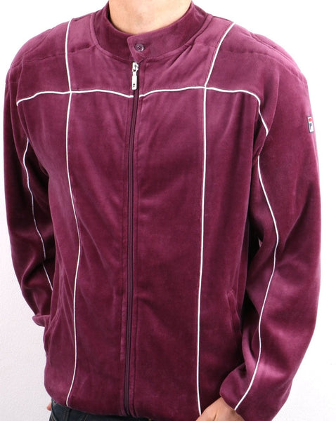 Fila Vintage Terrinda Velour Track Top Soft Purple