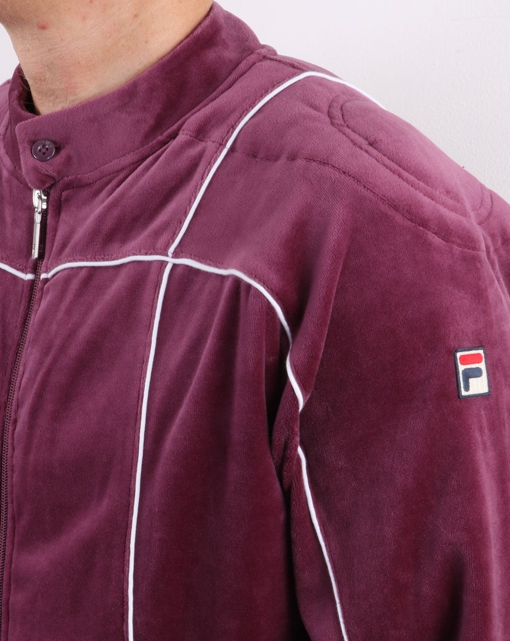 Fila Vintage Terrinda Velour Track Top Soft Purple