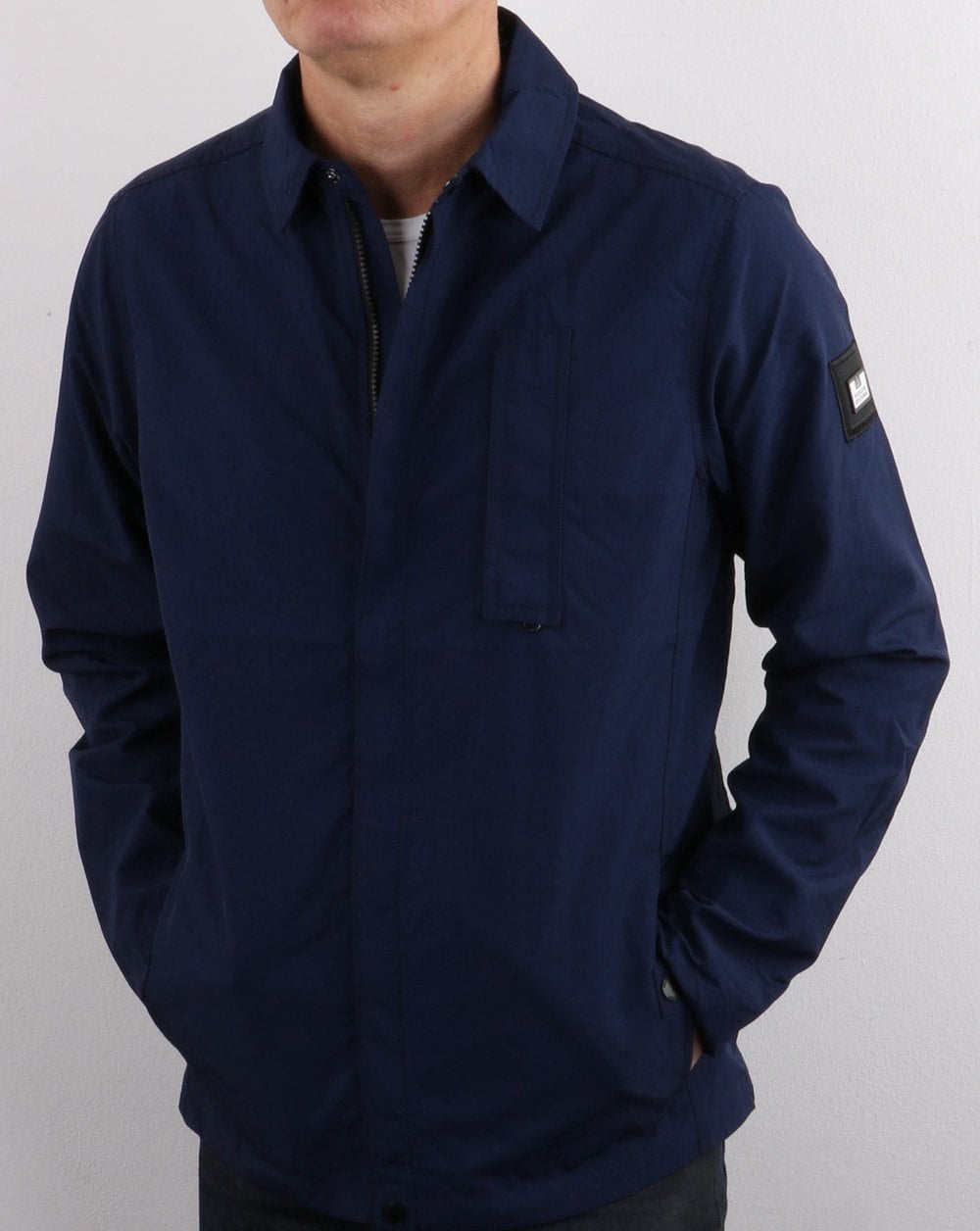 Weekend Offender Sorvino Overshirt Navy