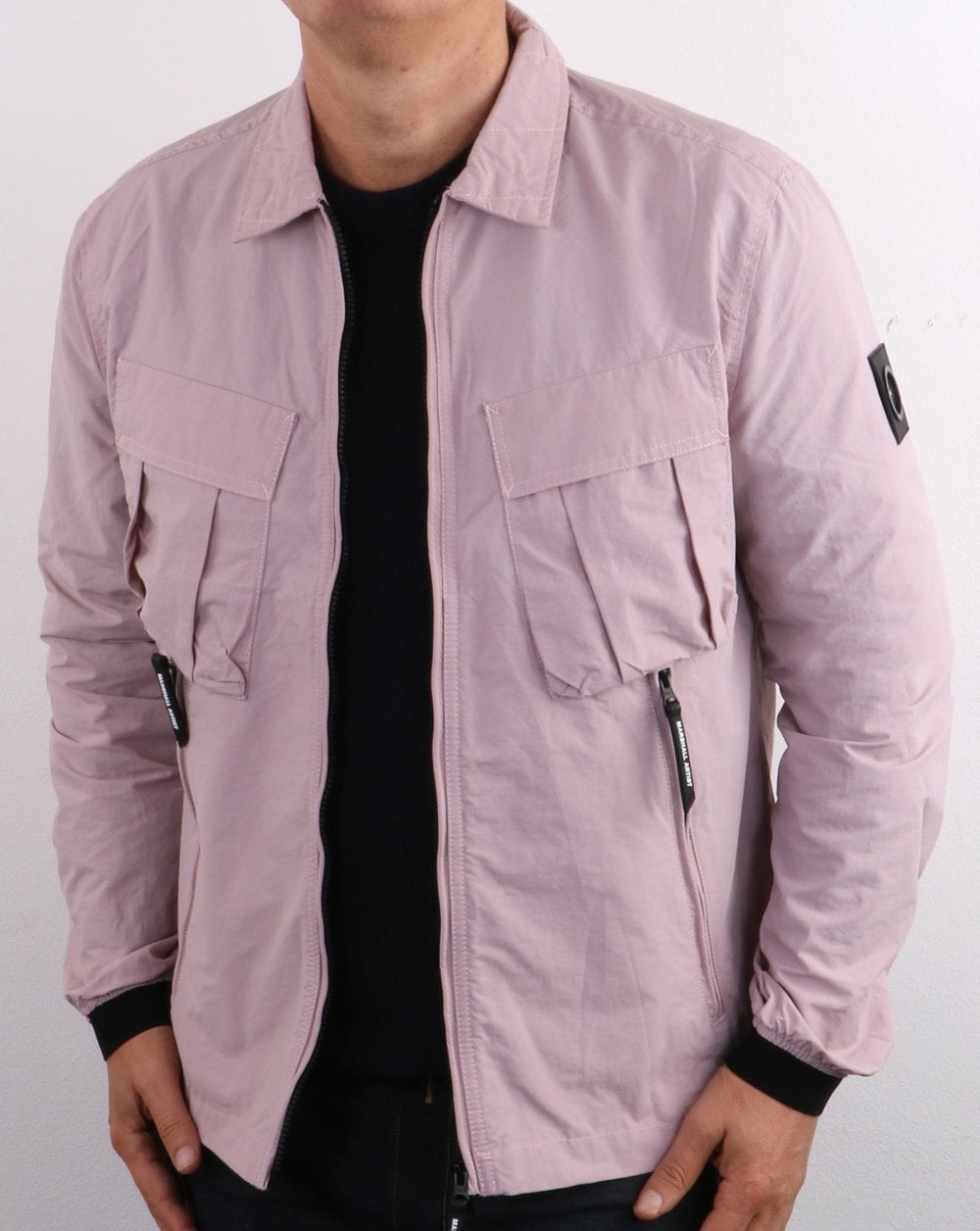 Marshall Artist Overshirt - Dusky Pink