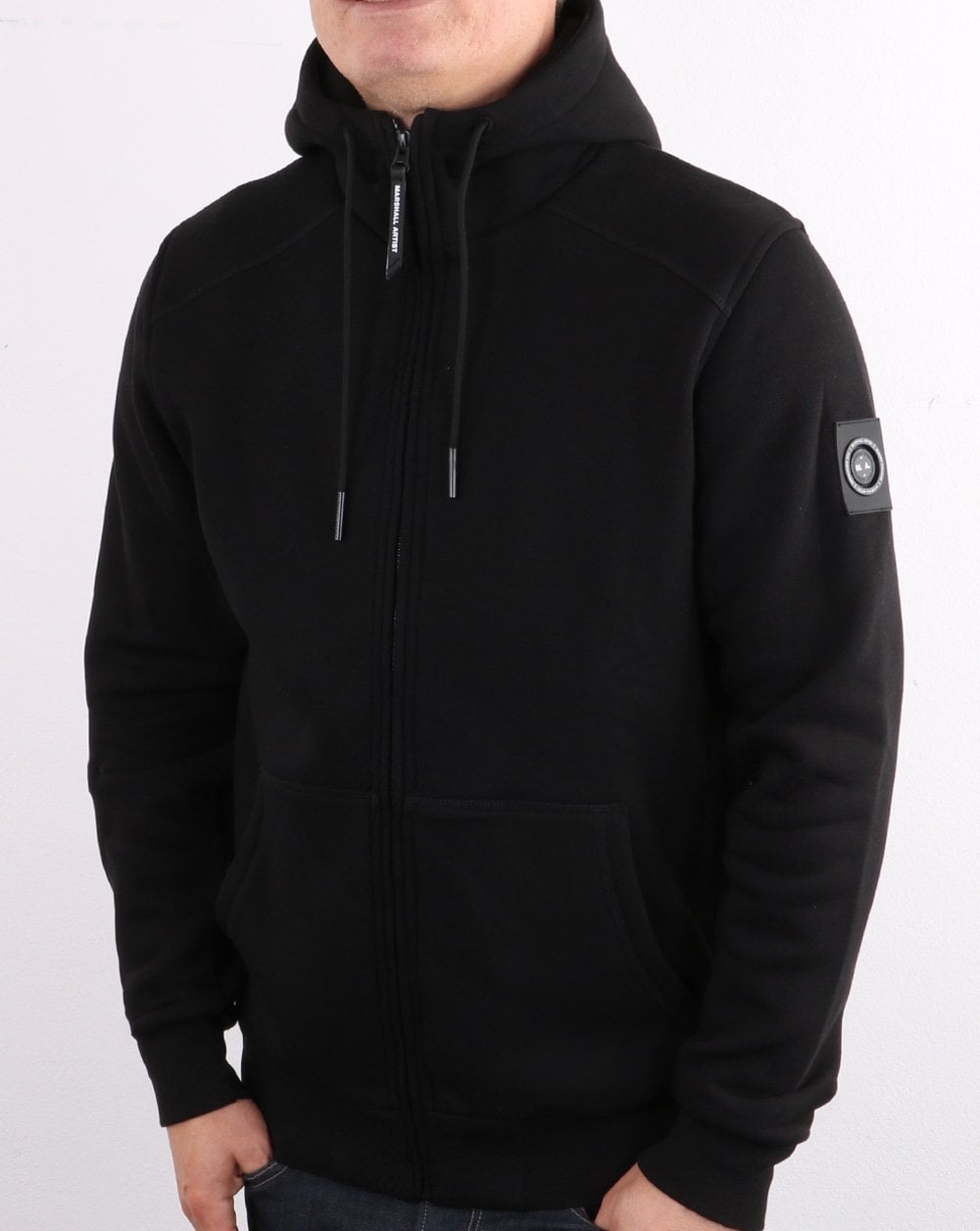 Marshall Artist Siren Full Zip Hoodie Black