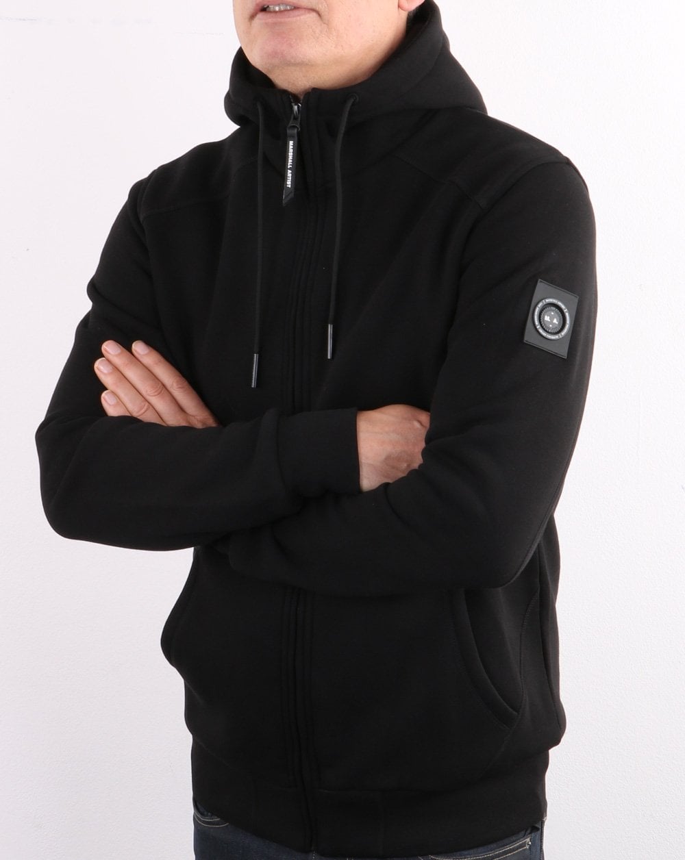Marshall Artist Siren Full Zip Hoodie Black