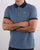Barbour Contrast Collar Polo Navy