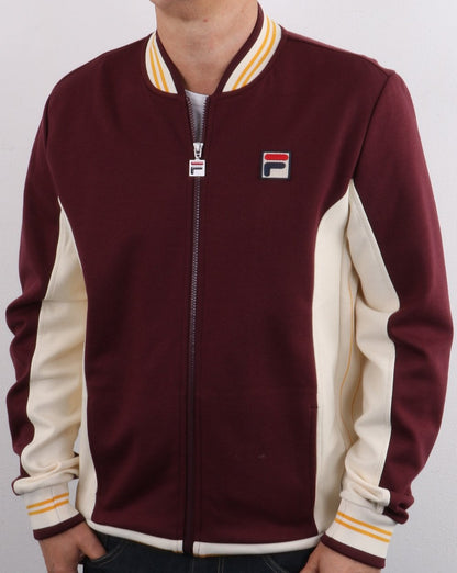 Fila Vintage Mk1 Settanta Track Top Deep Port/Pearl