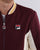 Fila Vintage Mk1 Settanta Track Top Deep Port/Pearl