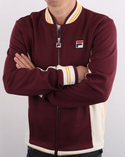 Fila Vintage Mk1 Settanta Track Top Deep Port/Pearl