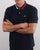 Tommy Hilfiger Flag Neck Polo Shirt Twilight Navy
