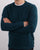 Barbour Lambswool Jumper Dark Aqua