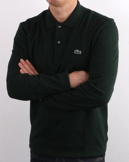 Lacoste Long Sleeve Polo Shirt Dark Green